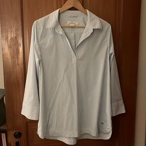 Vineyard Vines Blue Striped shirt.